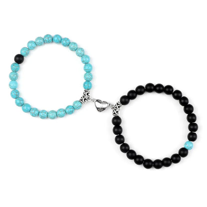 Natural Stone Couple Bracelets Set for Friendship - Smarsty