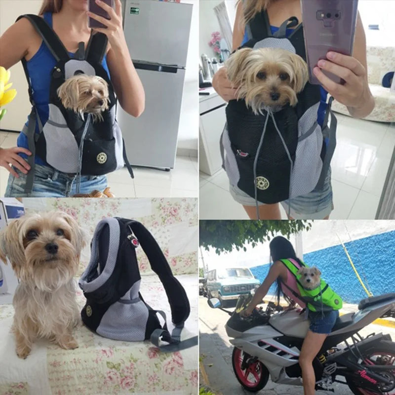 Portable Dog Carrier Backpack for Travel and Comfort - Smarsty