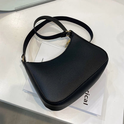 Retro PU Leather Shoulder Bag For Women Hobo Style Classic - Smarsty