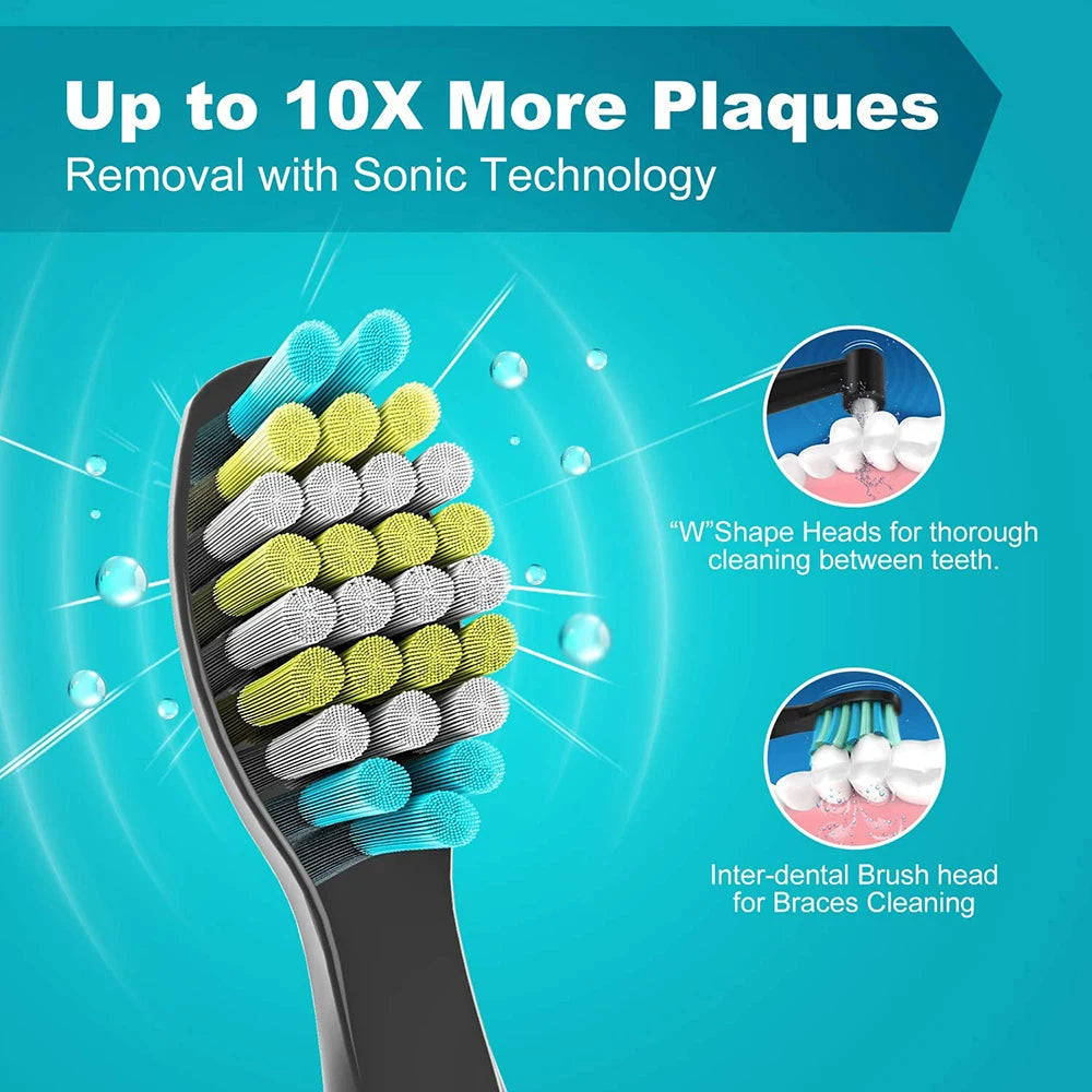 Fairywill FW507 Electric Sonic Toothbrush with Travel Case - Smarsty