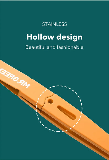 MR Green Stainless Steel Eyebrow Tweezers for Precision Hair Removal - Smarsty