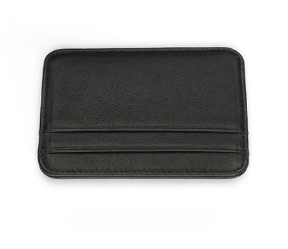 New Slim 100% Sheepskin Genuine Leather Men's Wallet Male Thin Mini ID Credit Card Holder Small Cardholder Purse For Man - Smarsty