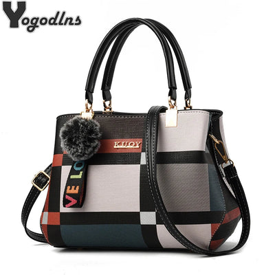 PU Leather Crossbody Handbag For Women With Zipper - Smarsty