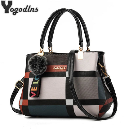 PU Leather Crossbody Handbag For Women With Zipper - Smarsty