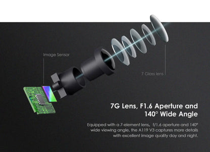 2K Car Dash Camera With Night Vision And Parking Mode - Smarsty