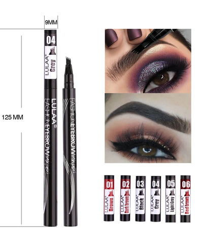 4D Microblading Eyebrow Pen Long Lasting Waterproof Formula - Smarsty