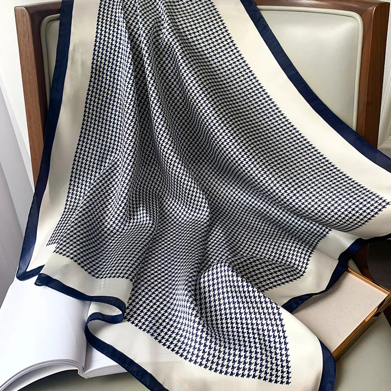 Luxury Silk Satin Scarves for Women Sun Protection - Smarsty