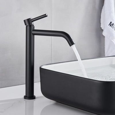 Brushed Gold Bathroom Faucet Hot Cold Water Mixer - Smarsty
