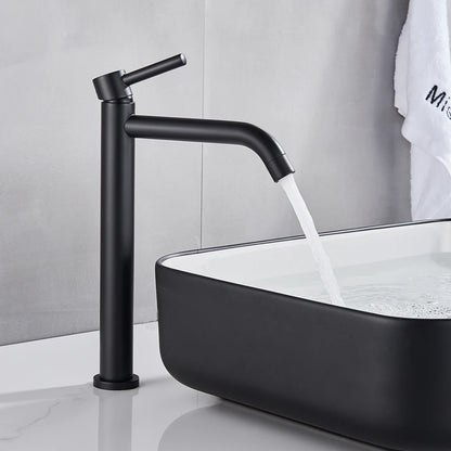 Brushed Gold Bathroom Faucet with Hot Cold Mixer - Smarsty