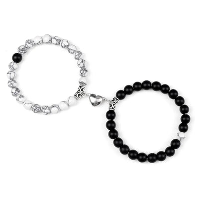 Natural Stone Couple Bracelets Set for Friendship - Smarsty