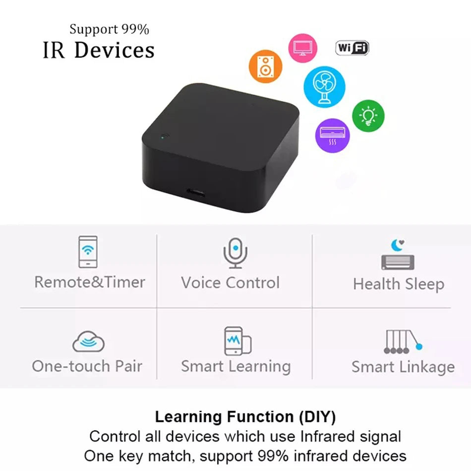 Tuya WiFi IR Remote Control for Smart Home Convenience - Smarsty