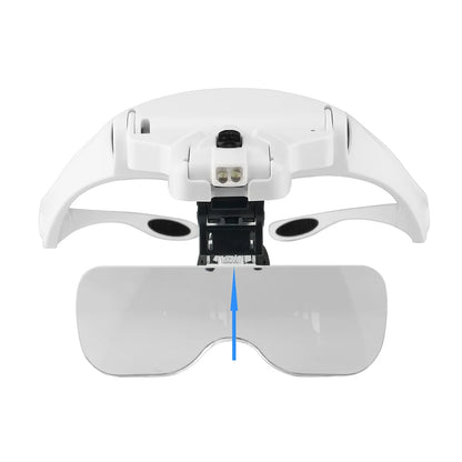 Illuminated Magnifying Glasses with Adjustable LED Lights - Smarsty