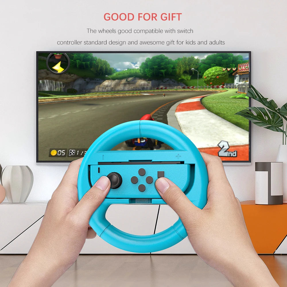 Racing Game Steering Wheel Grips for Nintendo Switch - Smarsty