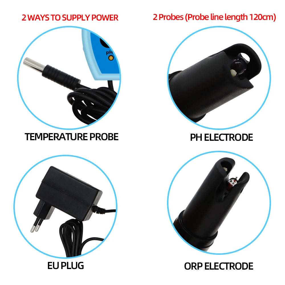 3 in 1 PH Meter Water Quality Tester with Big Screen - Smarsty