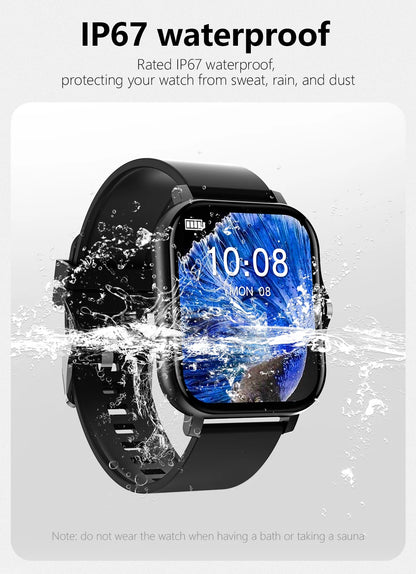 Waterproof Sports Smart Watch with Health Monitor - Smarsty