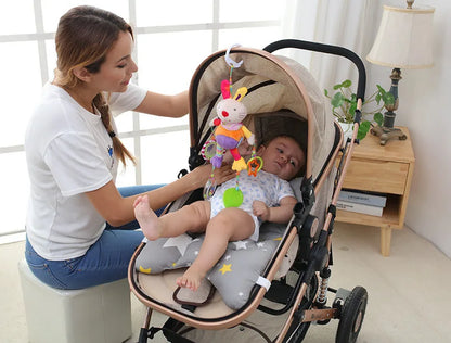 Newborn Baby Plush Stroller Toys Baby Rattles Mobiles Cartoon Animal Hanging Bell Educational Baby Toys 0-12 Months Speelgoed by Smarsty