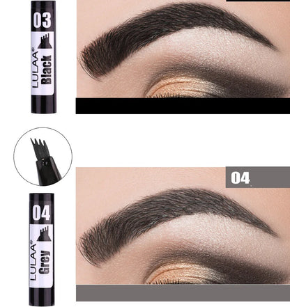 4D Microblading Eyebrow Pen Long Lasting Waterproof Formula - Smarsty