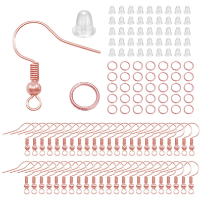 300Pc Hypoallergenic Earring Hooks Mix Color DIY Kit - Smarsty