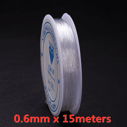 Transparent Elastic Cord Thread For Jewelry Making Durable - Smarsty