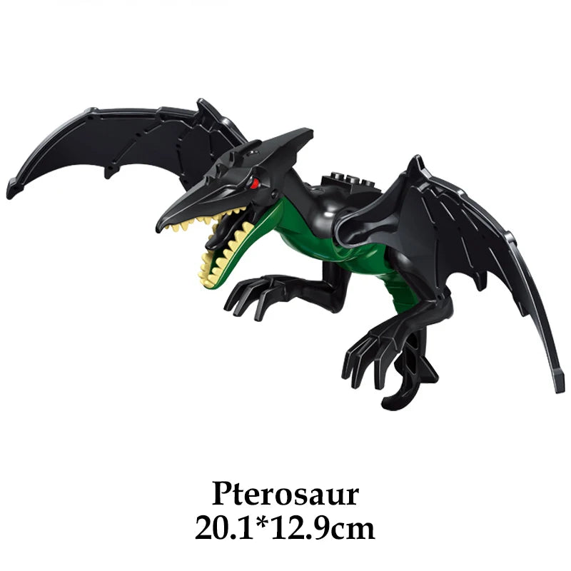 Jurassic Dinosaur World Brutal Raptor T-Rex Triceratops Indominus Rex Model Building Blocks Dino Velociraptor Figure Bricks Toys