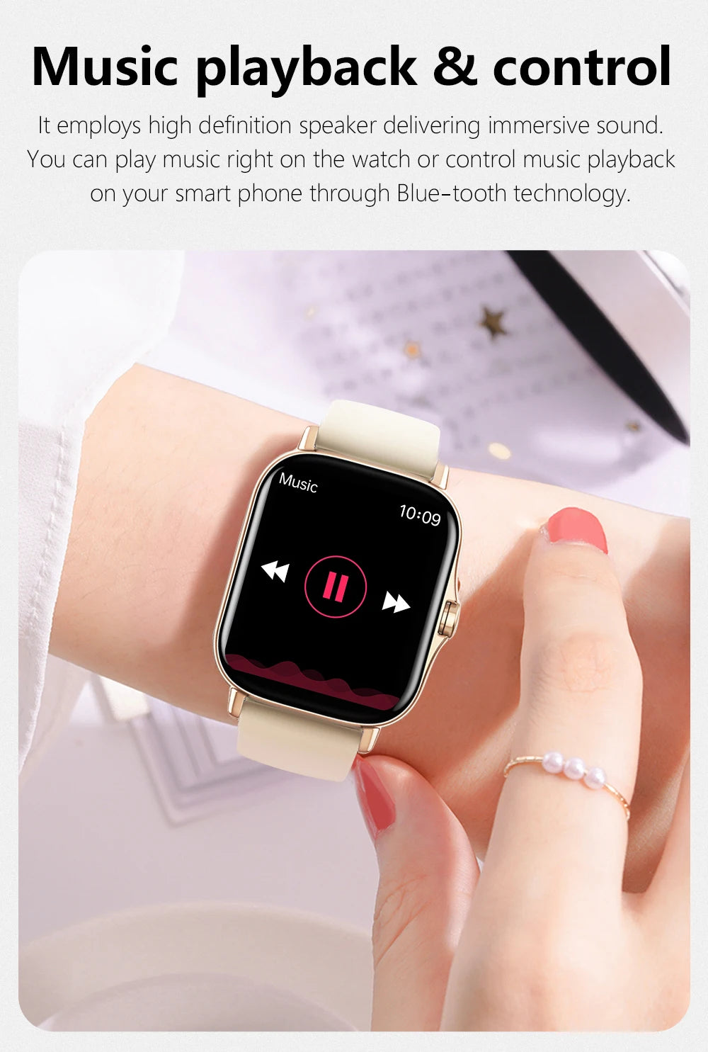 Waterproof Sports Smart Watch with Health Monitor - Smarsty