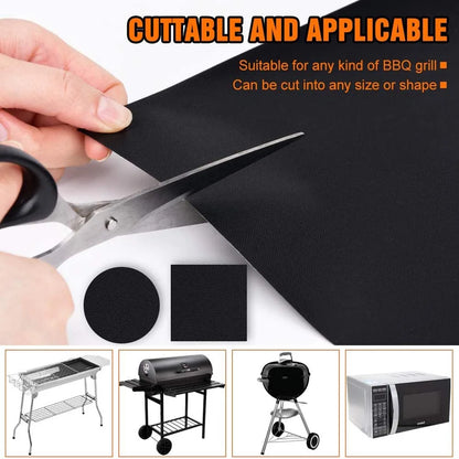 Non-Stick BBQ Grill Mat Heat Resistant Reusable Accessory - Smarsty