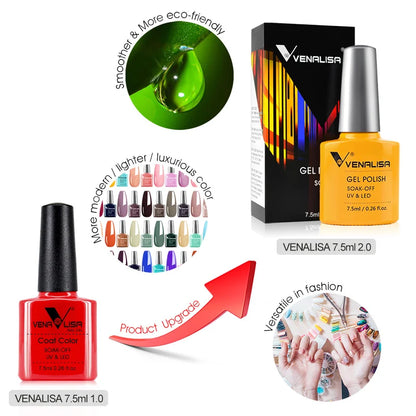 Luxury Color Gel Nail Polish Long Lasting Formula - Smarsty