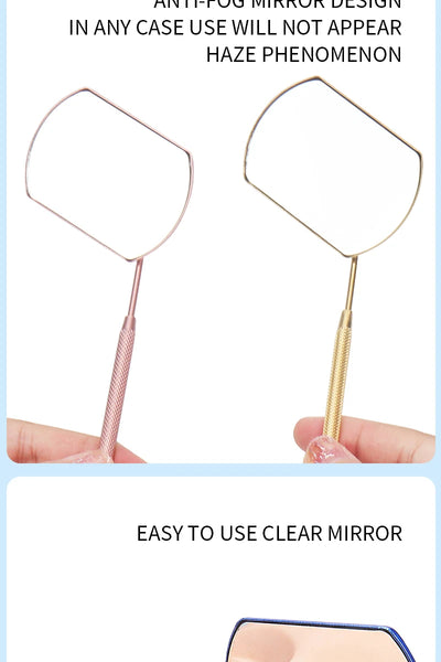 Eyelash Extension Magnifying Mirror with Long Handle - Smarsty