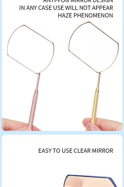 Eyelash Extension Magnifying Mirror with Long Handle - Smarsty