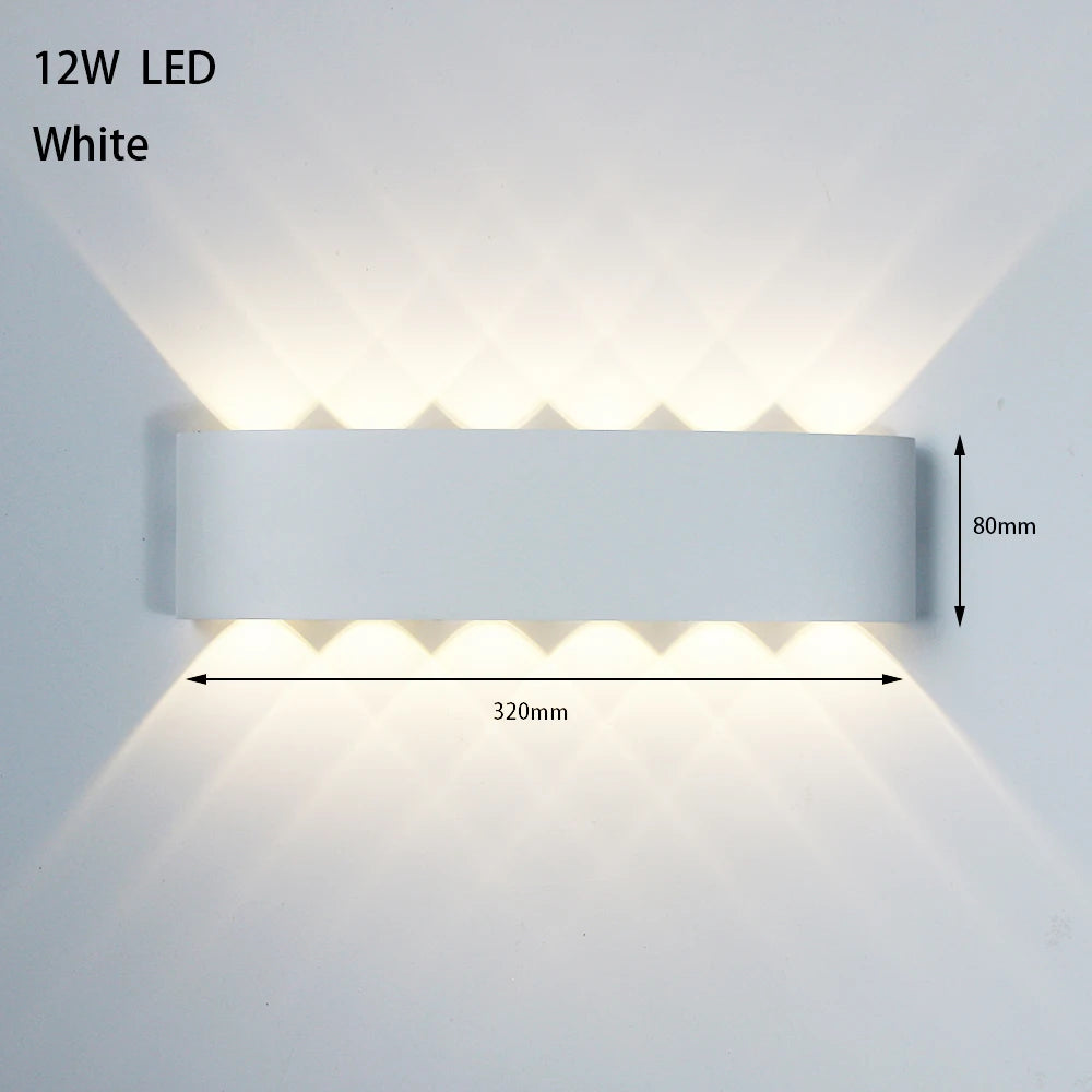 Outdoor Waterproof LED Wall Lamp for Stylish Illumination - Smarsty