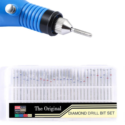 30PCS Stainless Steel Nail Drill Bits Set for Perfect Manicure - Smarsty