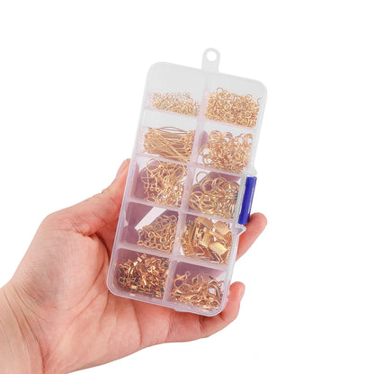Alloy Jewelry Findings Set with Clasps and Hooks - Smarsty