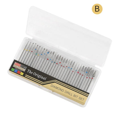 30PCS Stainless Steel Nail Drill Bits Set for Perfect Manicure - Smarsty