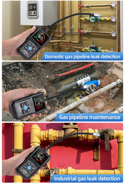 Gas Leak Detector with Sound and Light Alarm - Smarsty