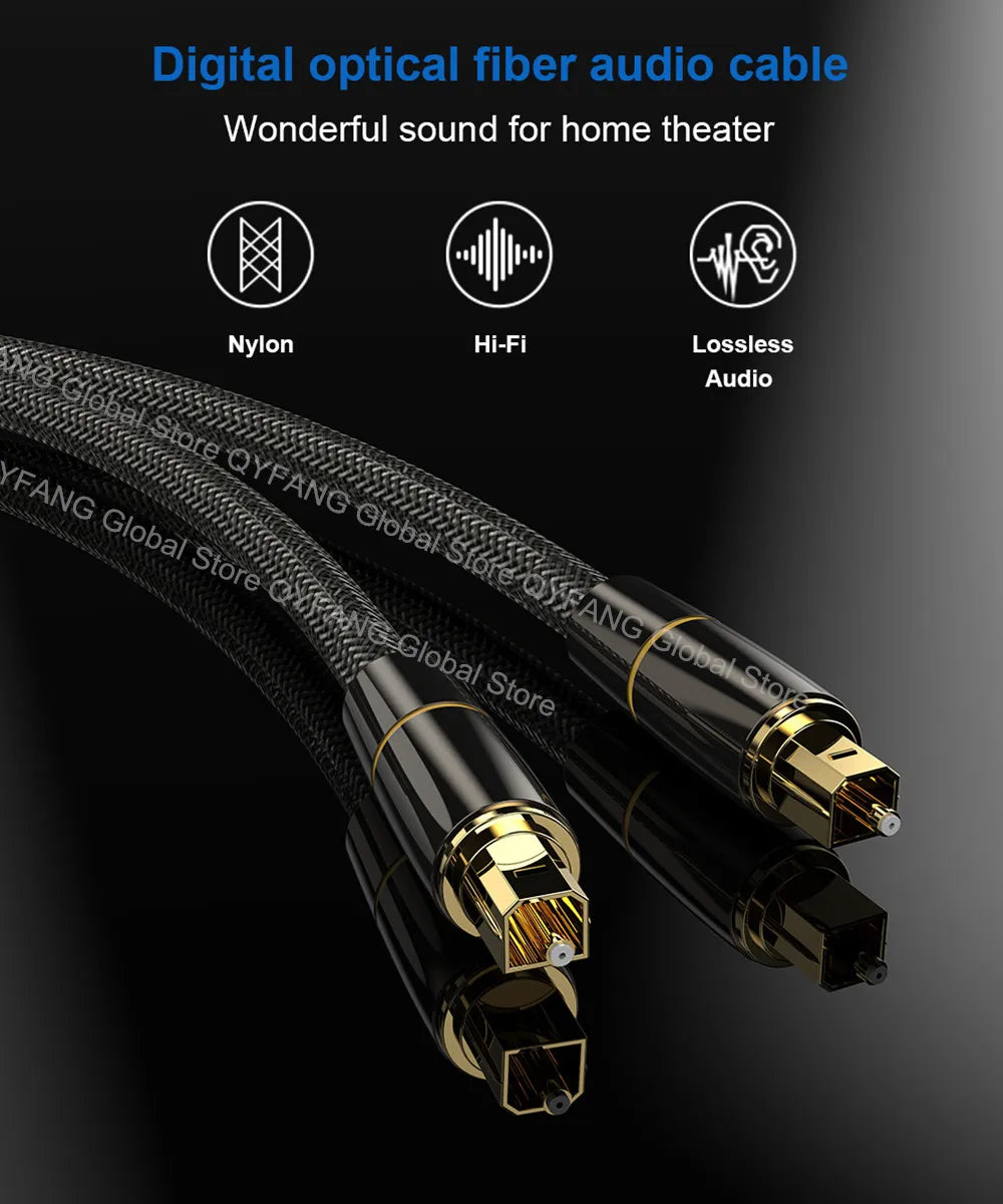 Digital Optical Audio Cable for Clear Sound Quality - Smarsty