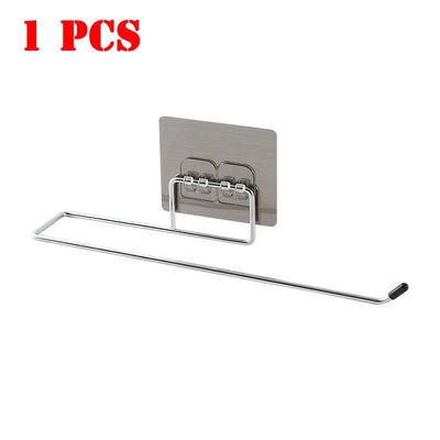 1/2pcs Hanging Toilet Paper Holder Roll Paper Holder Bathroom Towel Rack Stand Kitchen Stand Paper Rack Home Storage Racks by Smarsty