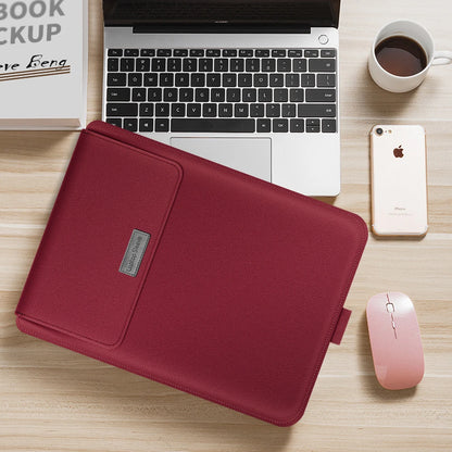 PU Laptop Sleeve With Stand Cover For MacBook Pro Air