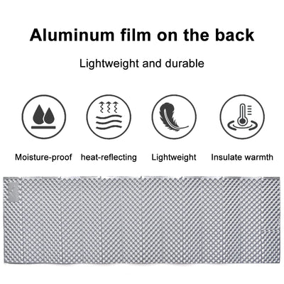 Widesea Camping Mat Portable Sleeping Pad Picnic Foam Bed Mattress Travel Trekking Equipment Blanket Waterproof Moistureproof by Smarsty