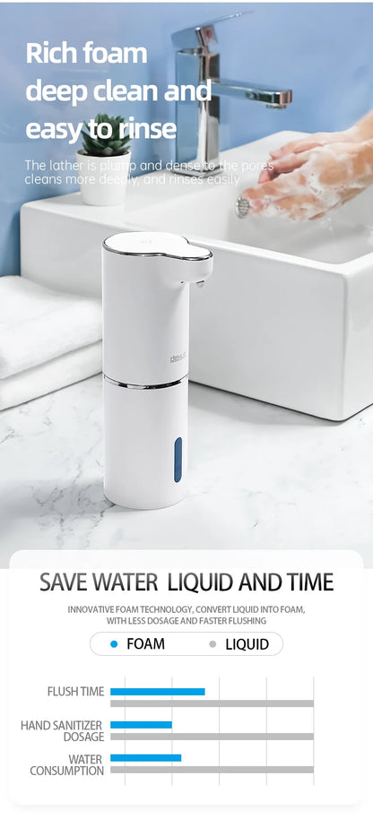 Automatic Foam Soap Dispenser with USB Charging - Smarsty