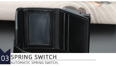 New RFID Men Card Wallets Hasp Small Card Wallets Slim Mini Men's Wallet High Qaulity Card Clip Photo Holder Short Male Purses - Smarsty