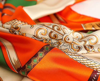 Luxury Satin Silk Scarf for Women Sun Protection - Smarsty