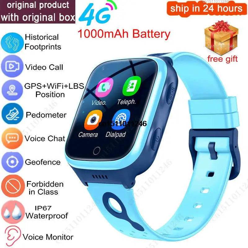 KGG 4G Kids Smart Watch with GPS and SOS Feature - Smarsty
