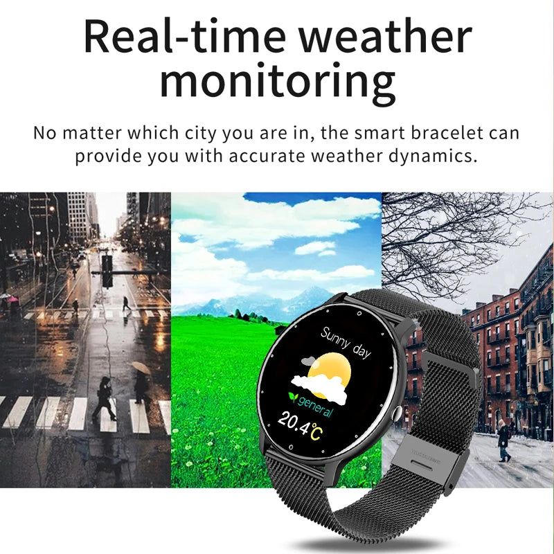 LIGE Smart Watch for Ladies with Full Touch Screen - Smarsty