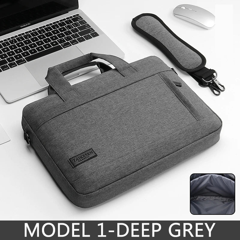 Durable Canvas Laptop Sleeve Case With Zipper Closure