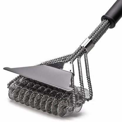 Bristle Free Grill Brush Rust Resistant Stainless Steel - Smarsty