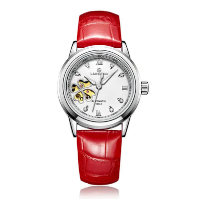 Women’s Waterproof Automatic Mechanical Watch with Diamond Design - Smarsty