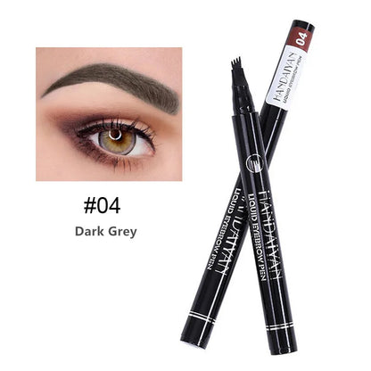4D Microblading Eyebrow Pen Long Lasting Waterproof Formula - Smarsty