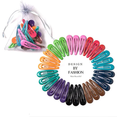 Colorful Waterdrop Shape Hairpins for Girls - Smarsty