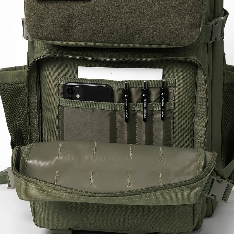 45L Tactical Backpack survival Bag Hunting MOLLE Backpack GYM For Men EDC Outdoor Hiking Rucksack Witch Bottle Holder - Smarsty