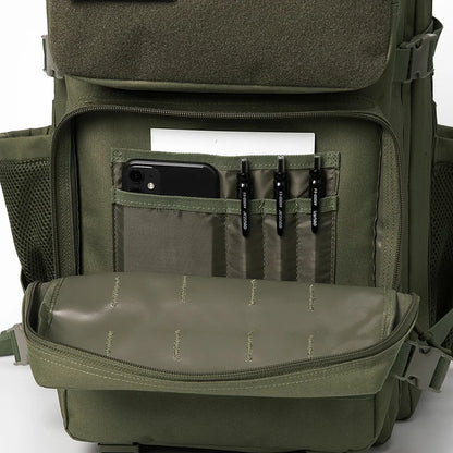 45L Tactical Backpack survival Bag Hunting MOLLE Backpack GYM For Men EDC Outdoor Hiking Rucksack Witch Bottle Holder - Smarsty